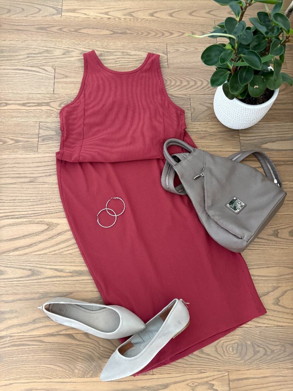 LULULEMON ribbed maxi dress, Like new